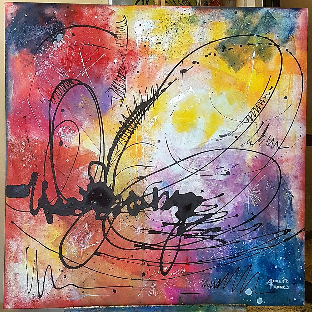 Wave 100x100cm